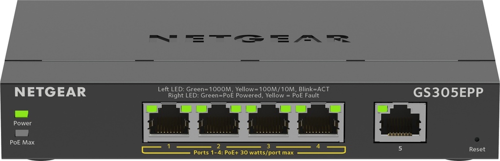 Netgear Commutateur GS305EPP100PES