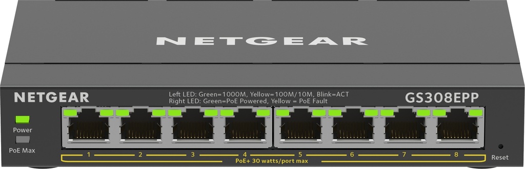 Netgear Switch GS308EPP100PES