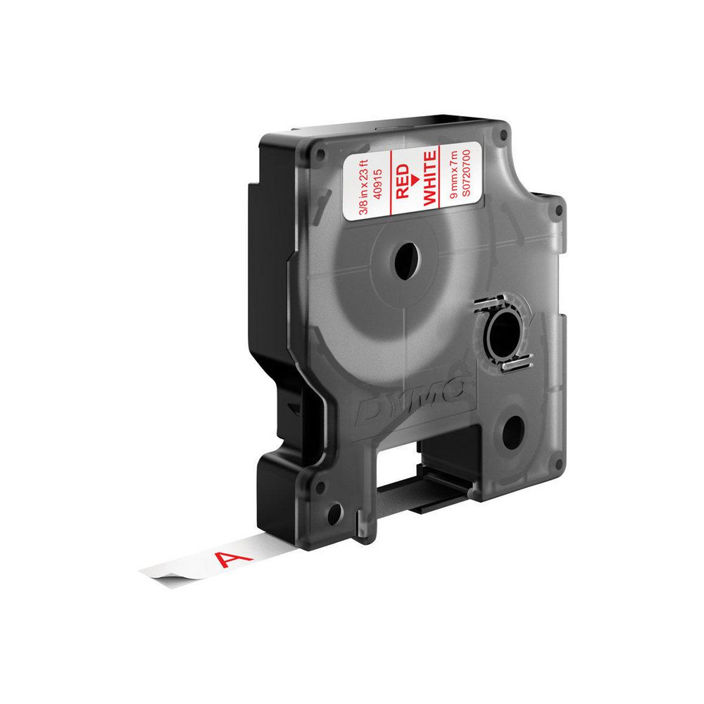 TAPE 9MMX7M ROOD/WIT