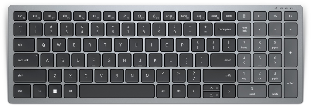 Dell Compact Multi-Device Wireless KB KB740-GY-R-BEL