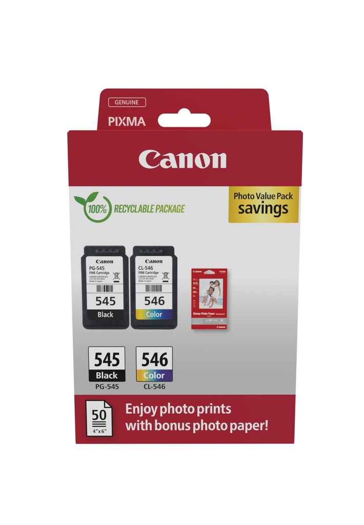 CANON PG-545/CL-546 PHOTO VALUE