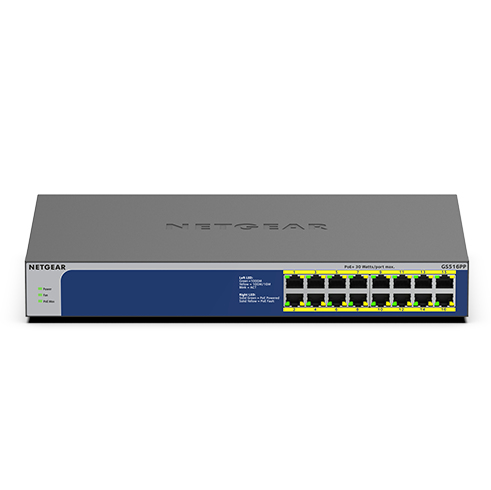 Netgear Switch GS516PP100EUS