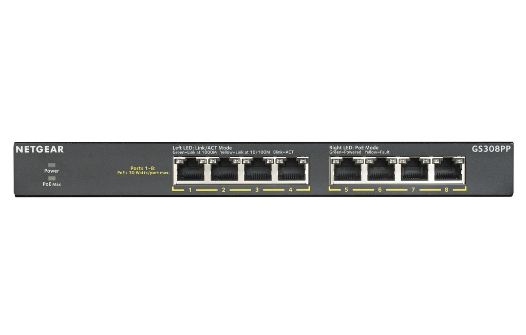 Netgear Switch GS308PP100EUS