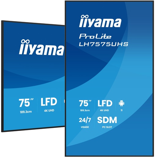 IIYAMA PROLITE LH7575UHS-B2AG MONITEUR