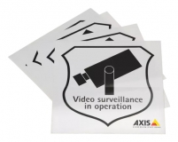 Axis SURVEILLANCE STICKER ENG 10PCS
