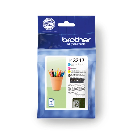 Brother lc3217val cartridge pack