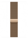 Apple 46mm Gold Milanese Loop S/M