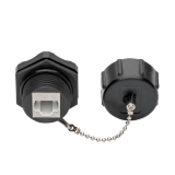 Keystone Jack Cat6/Cat5e RJ45 Shielded