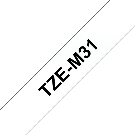 Brother Tape/black-trans 12mm
