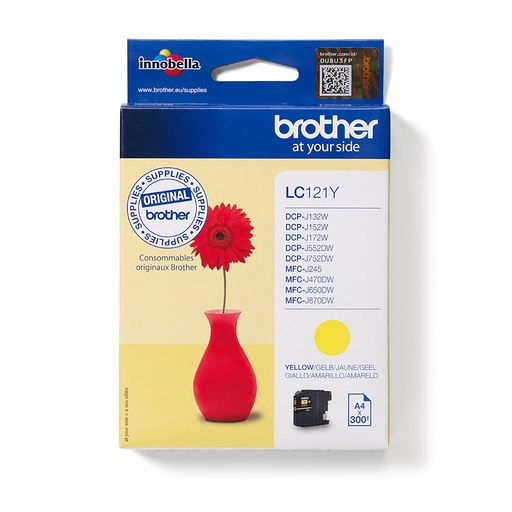 Brother Inktpatroon LC121Y
