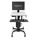 WorkFit-C Single HD SitStand Workstation 24-216-085