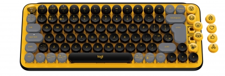 Logitech keyboard pop blast yellow