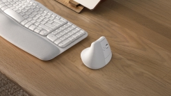 Logitech lift vert. ergo souris offwhite