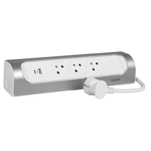 Legrand prise multiple 90 angle 049406