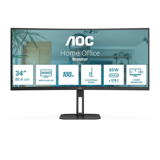 AOC Moniteur CU34V5CBK