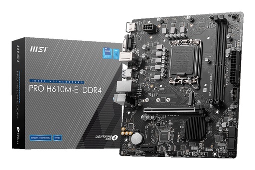 MSI MAINBOARD PRO H610M-E DDR4