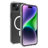BeHello iPhone 15 Plus Clear Case Magnetic Ring Transparant