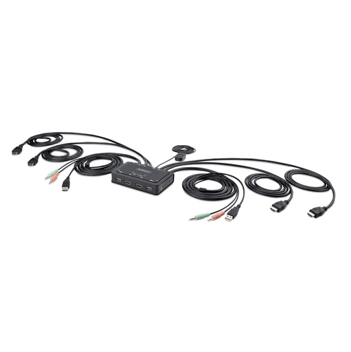 Startech 2-Port Dual-Monitor Cable KVM Switch