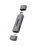 Sitecom USB-A + USB-C Stick Card Reader